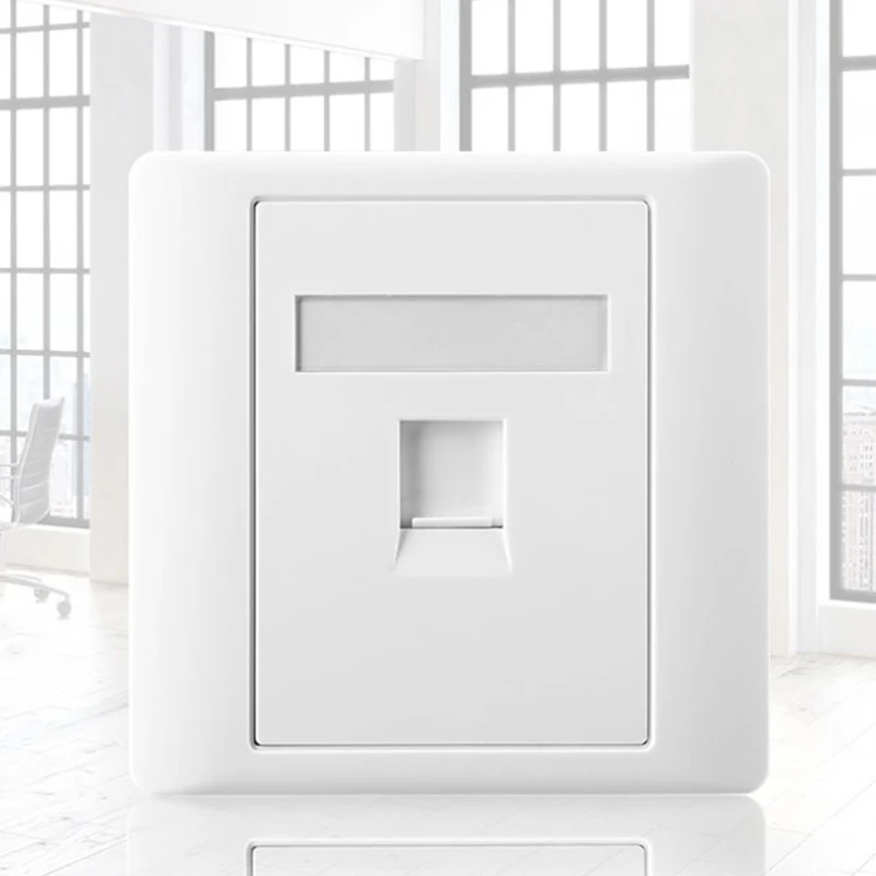 Экономичная однопортовая Двухпортовая сетевая панель 86 информация о шести типах