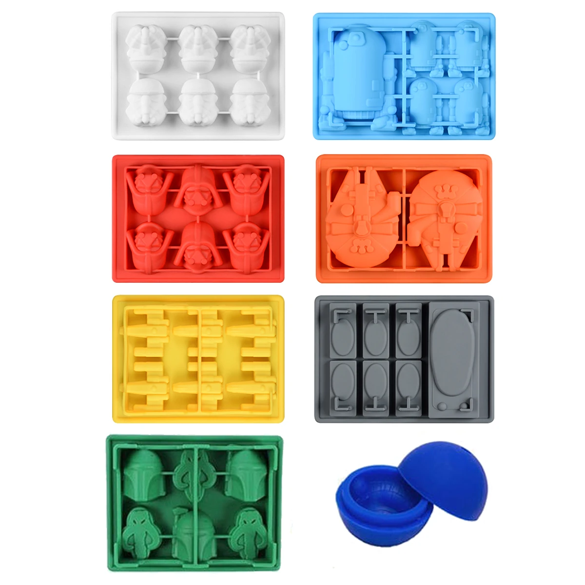 

Силиконовая форма для выпечки шоколада, конфет, желе, десертов, льда