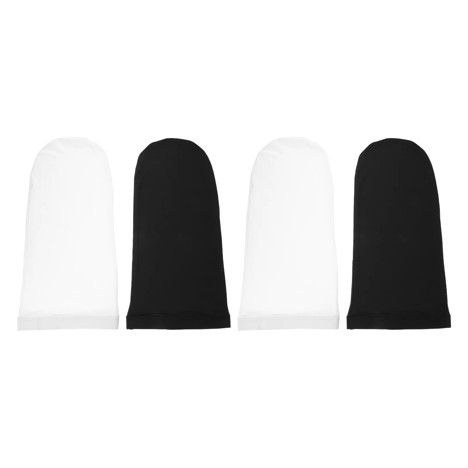 

4pcs Dreadlock Long Tail Hat Unisex Long Tail Bonnets Polyester Headwrap Caps