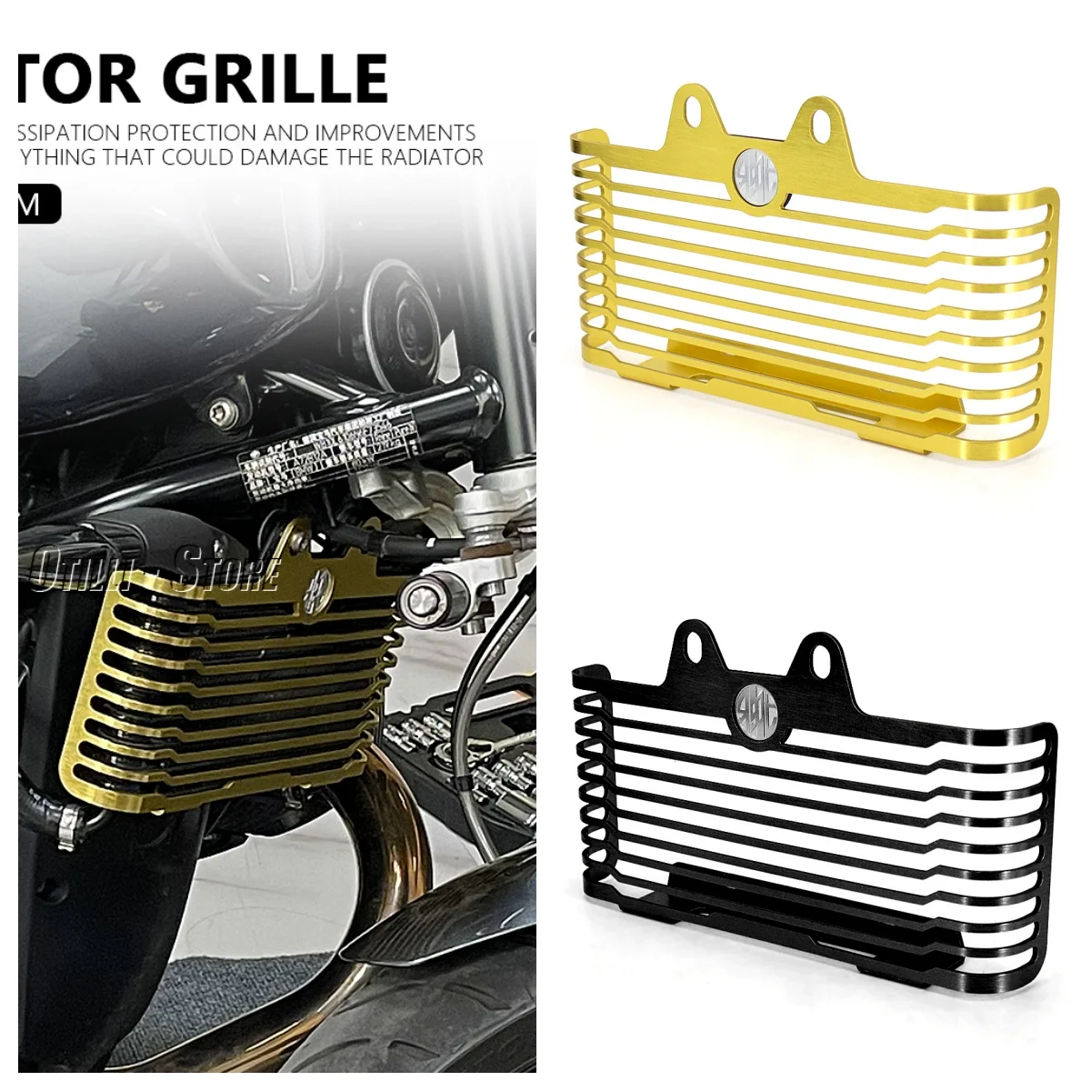 Новая алюминиевая решетка радиатора с ЧПУ для мотоцикла защитная крышка BMW RNINET R