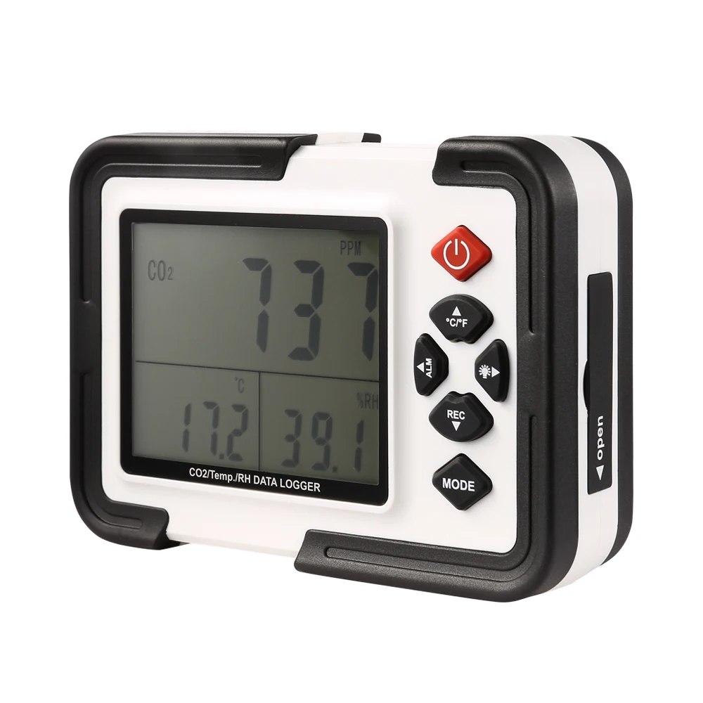 

CO2 measuring air quality detector mini portable carbon dioxide CO2 meter gas analyzer ppm meter Japan Germany Spain