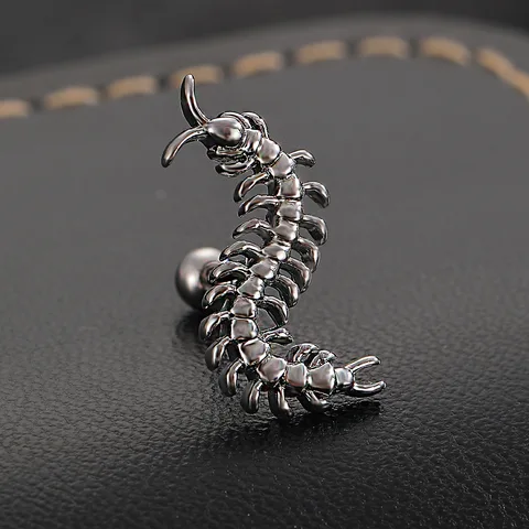 Серьги-гвоздики GUOLE золотые из нержавеющей стали