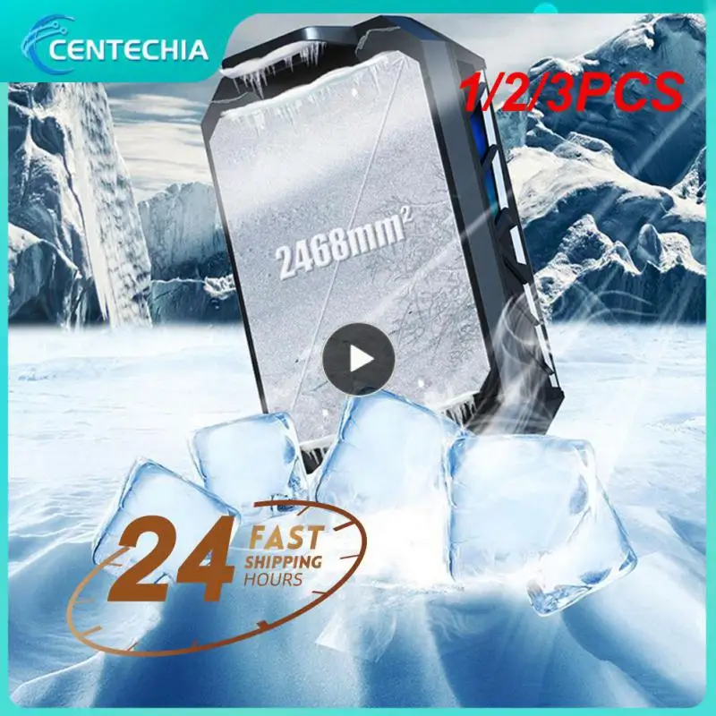 

1/2/3 шт., портативный полупроводниковый охлаждающий вентилятор для телефона