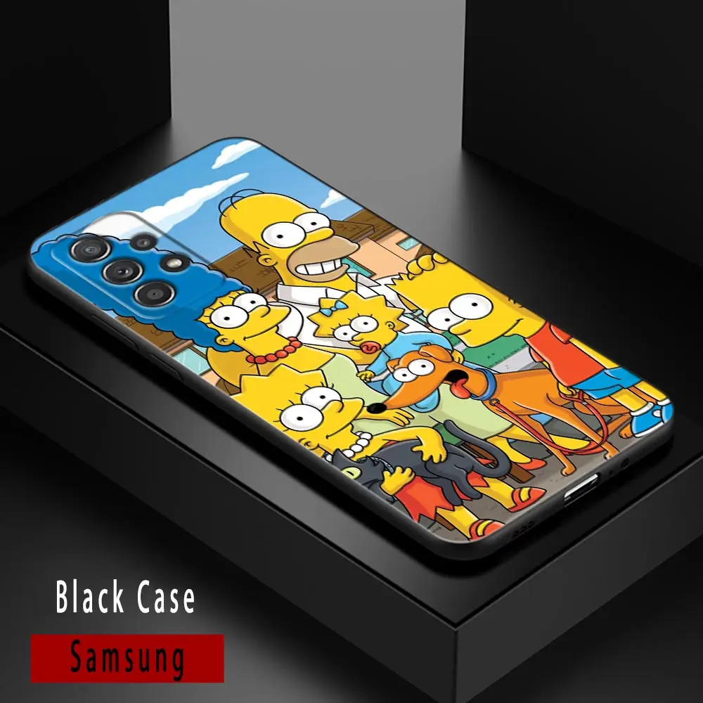 Cartoon Homer S-Simpson Boy Cosplay Case For Samsung Galaxy A32 4G A33 Case A13 A23 A31 A01 A02 A03 A11 A22 Silicone Phone Cover images - 6