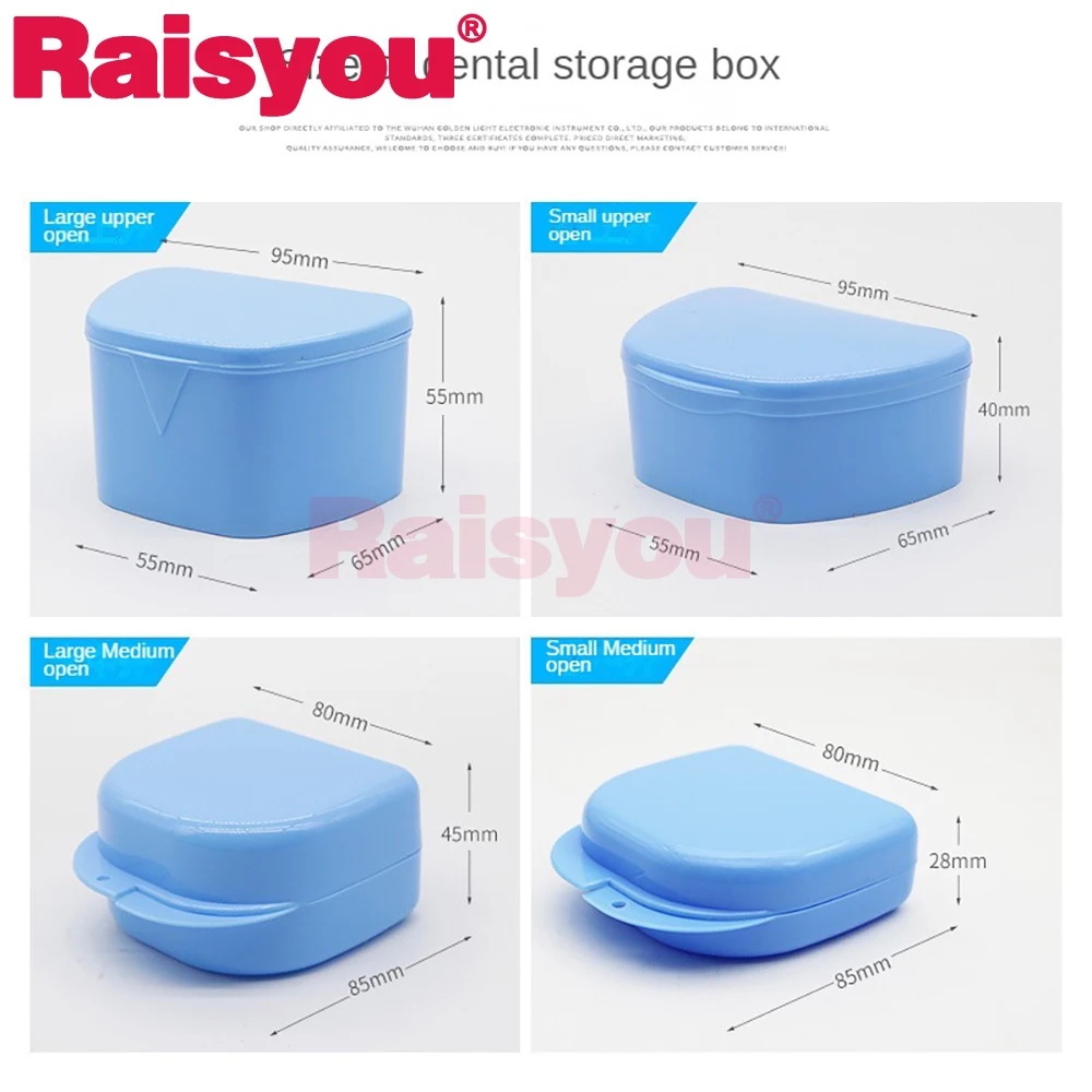 

Denture Storage Case Top Opening Storage Case Orthodontic Retainer Case Plastic Oral Hygiene Tray Dental Instrument Case