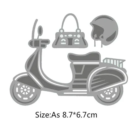 

Сладкие металлические штампы для девочек скутера Новинка 2020 для изготовления открыток Скрапбукинг «сделай сам» тиснение для альбома бумаж...