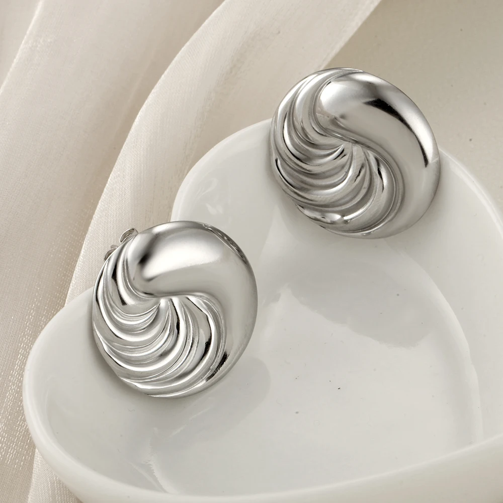 Женские серьги из нержавеющей стали морская серия пирсинг-гвоздик