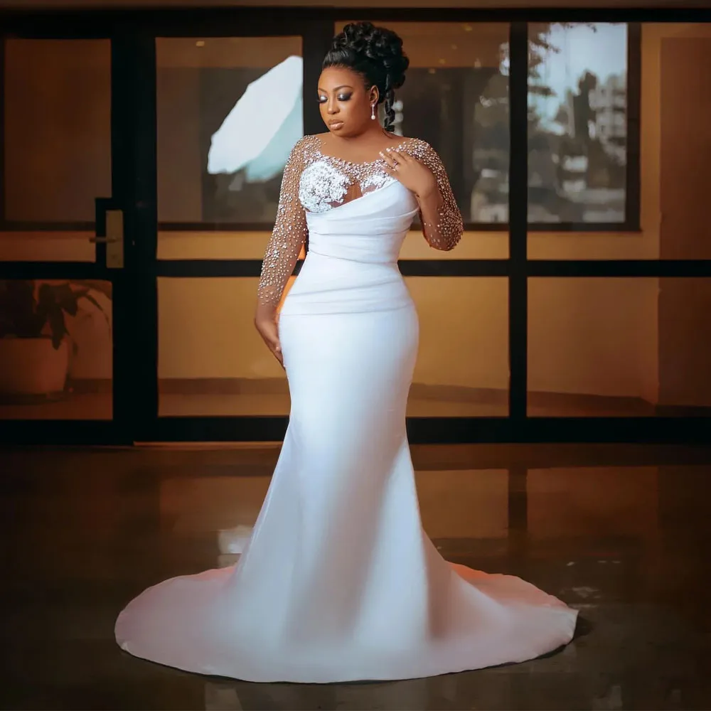 Свадебные платья со шлейфом арабское искусственное свадебное платье с