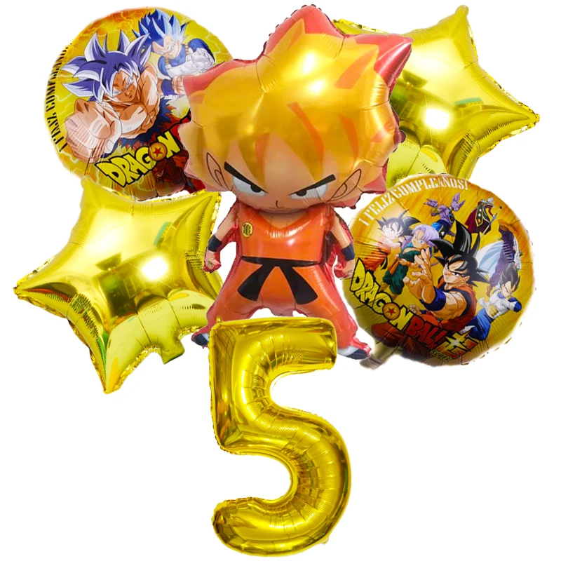Воздушные шары из фольги в виде аниме Драконий жемчуг |
