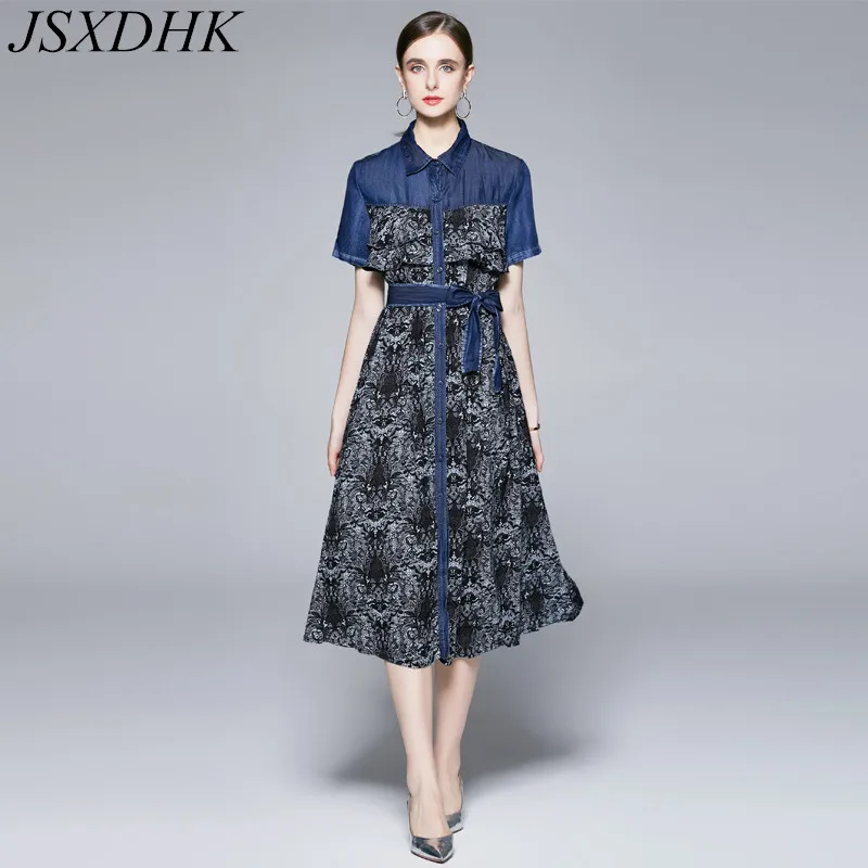 

Женское шифоновое платье-рубашка на пуговицах, с цветочным принтом