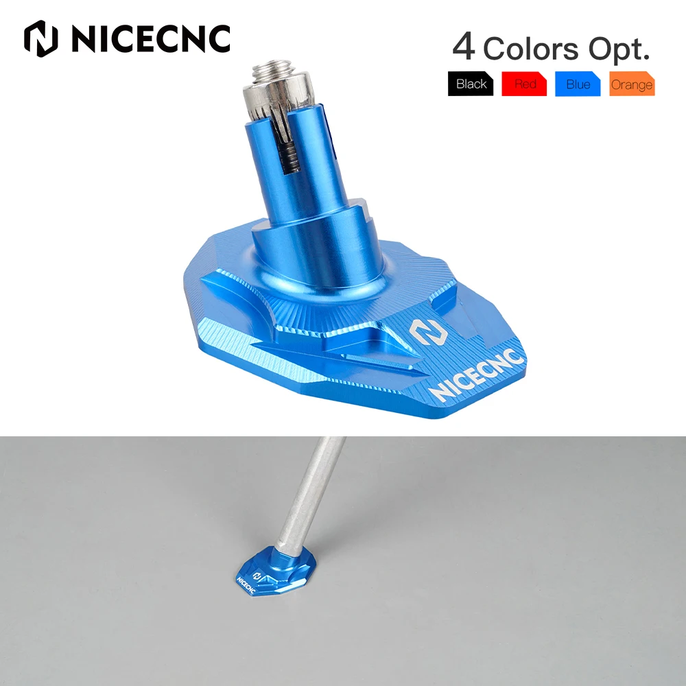 

NiceCNC Kickstand Side Stand Pad Extension Foot Plate For Husqvarna 125-501 150 200 250 300 350 450 TE i FE TX FX 2014-2023 2021