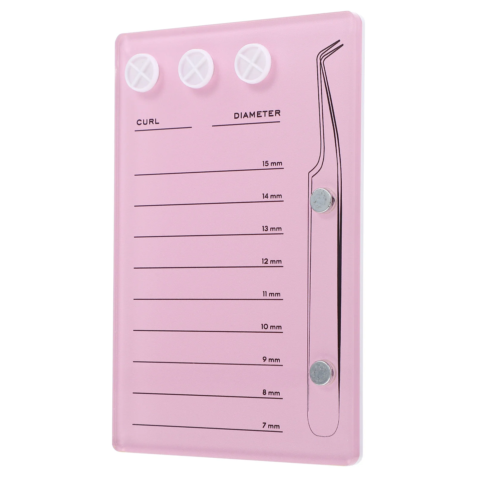 

Eyelash Pallet Lash Tray Holder False Acrylic Extension Display Board Plate Supplies Glue Storage Hand Lashes Extensions