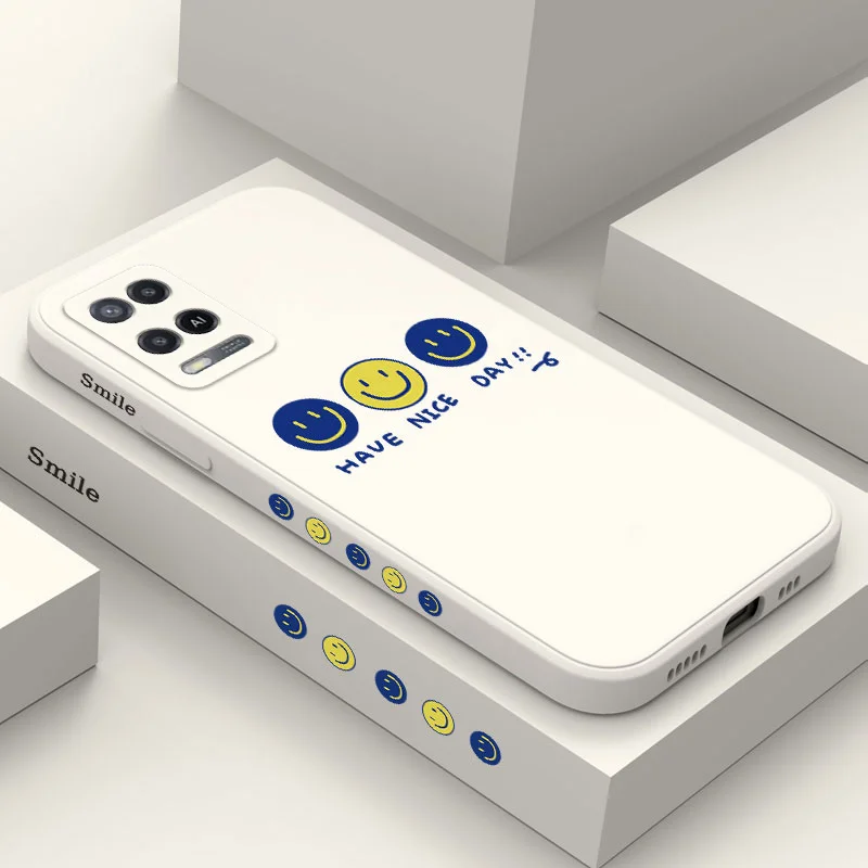 

Simple Smiley Phone Case For OPPO A54 A74 A31 A33 A53 A72 A83 A92 A7 A5S A3S A12 A15 A15S A16 4G 5G A9 A5 4G 5G Cover