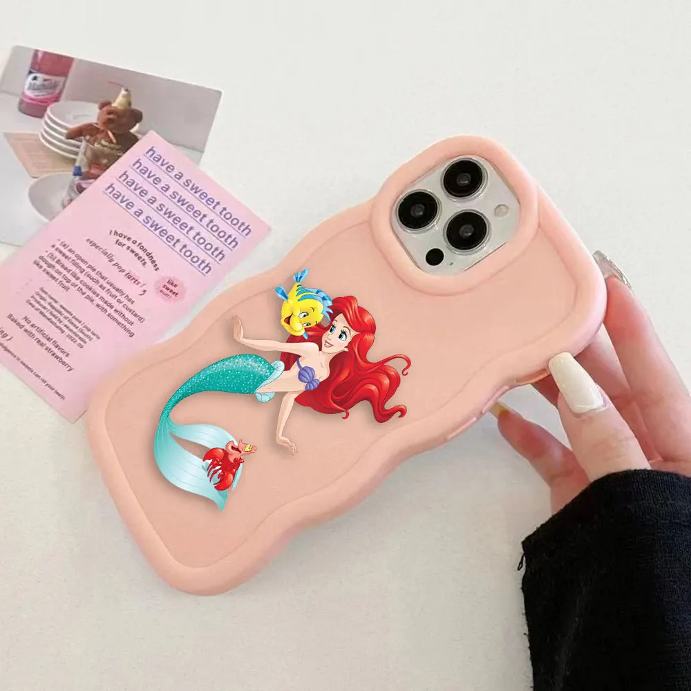 Противоударный матовый чехол для телефона с изображением русалки и девушки в