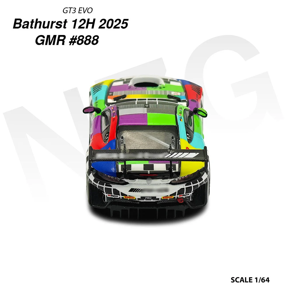 KILOworks 164 AMGGT3 EVO II Bathurst 12h 2025 # Модель гоночного автомобиля 888 Diecast с витриной для коллекции и в подарок (art.: 3920dbc68dcec) - 3920dbc68dcec