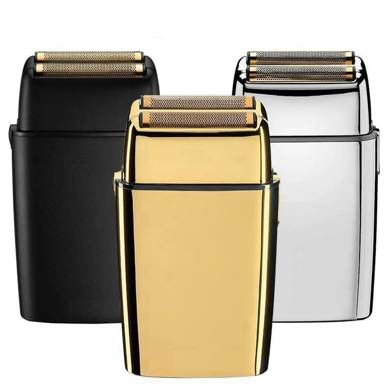 Перезаряжаемая металлическая Бритва для парикмахера бороды мужчин