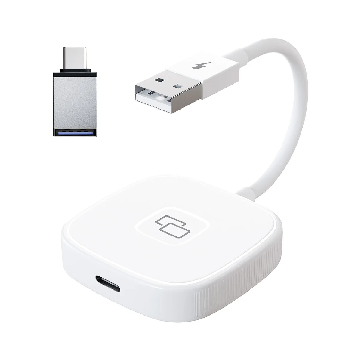 

For Wired CarPlay Car Convert to Wireless Car Wireless Fast and Easy Use Fit for iPhone AI BOX Square