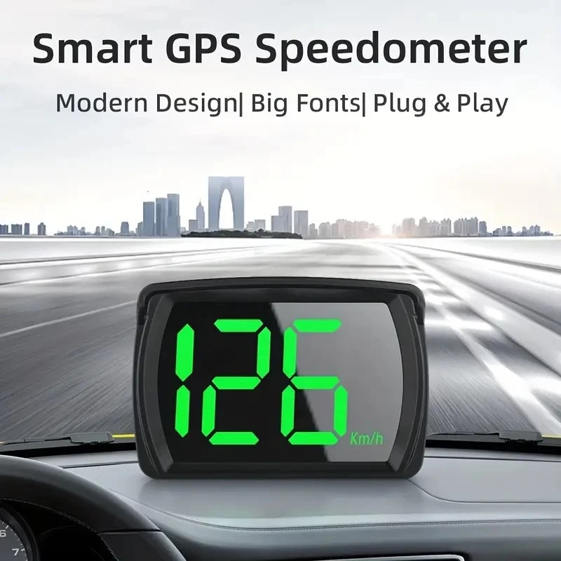 HUD Проекционный дисплей Авто GPS Спидометр для автомобиля Измеритель скорости KM/H