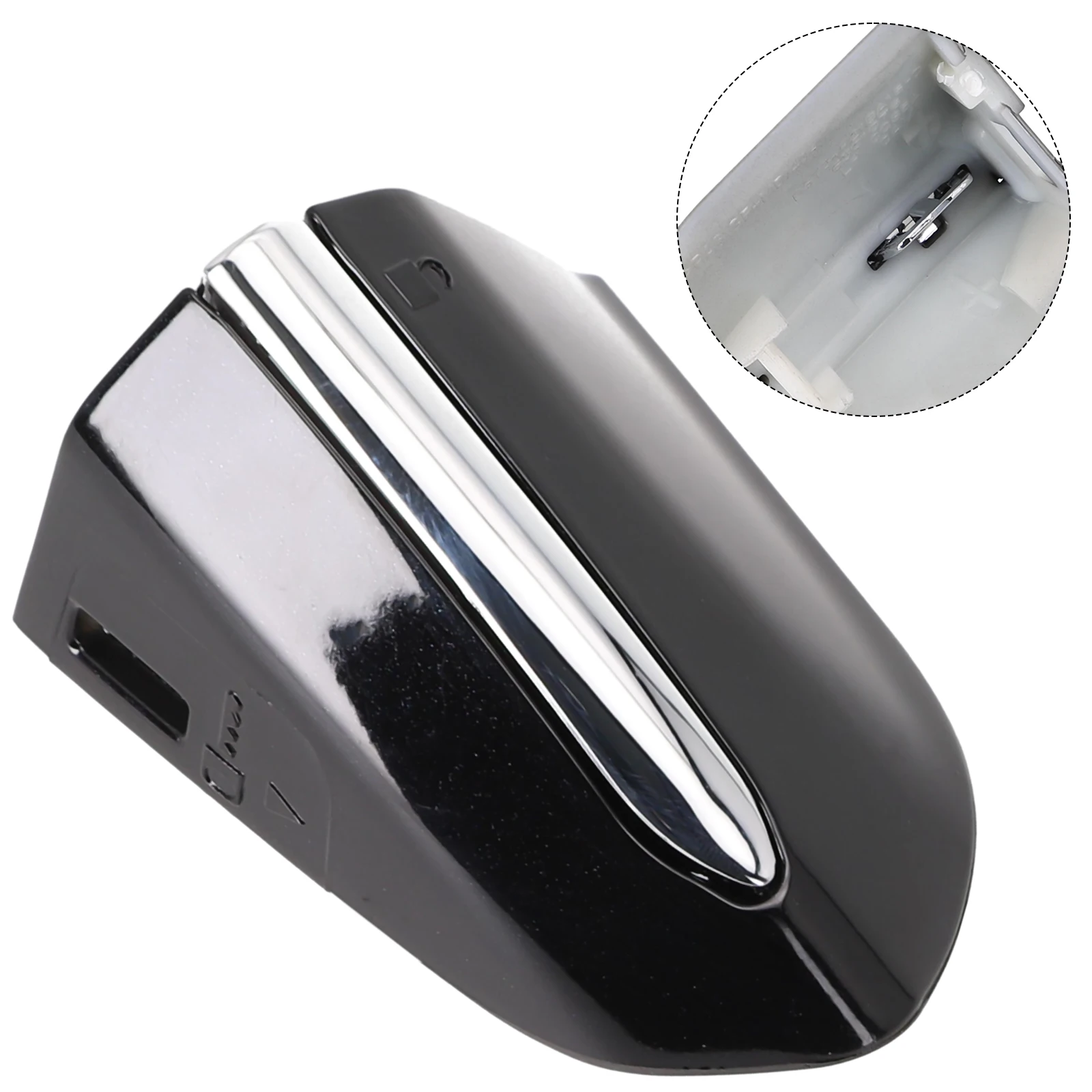

Boost Your Car's Aesthetic with Black LH Door Handle Cover for a Trendy Upgrade on For Ford For Fusion For Edge