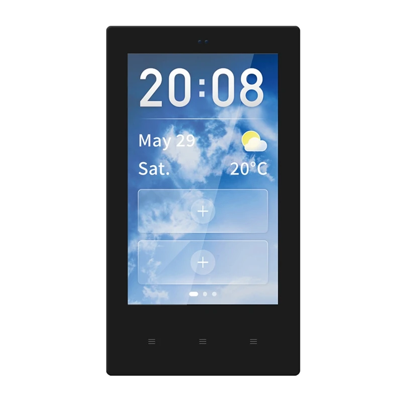 

Tuya 4 Inch Standard Smart Central Control Panel Multifunctional Touch Screen Control Panel Scene Controller -US Plug