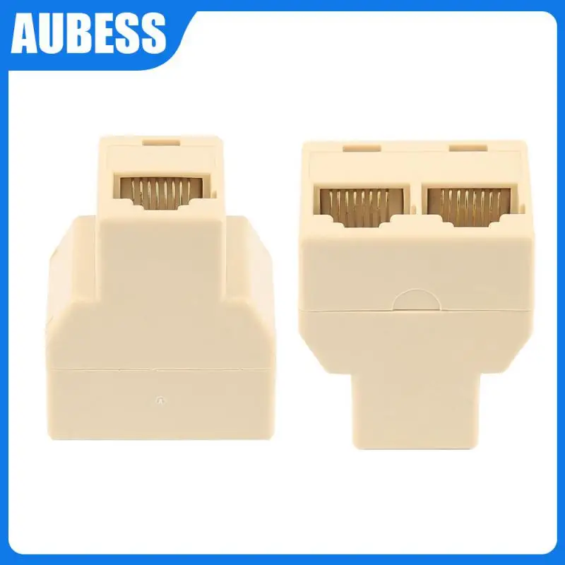 

2/3/5PCS Female Ethernet Cable Rj45 Lan 8p8c Modula Cat5 6 Adapter Extender Lan Port Network Splitter For Laptop 1 To 2 Socket