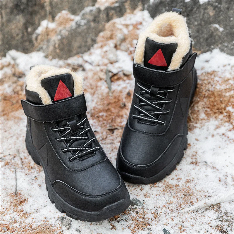 

2022 New Unisex Casual Snow Boots Winter Plus Velvet Thick Cotton Boots Comfortable All-match Waterproof Non-slip Warm Men Shoes