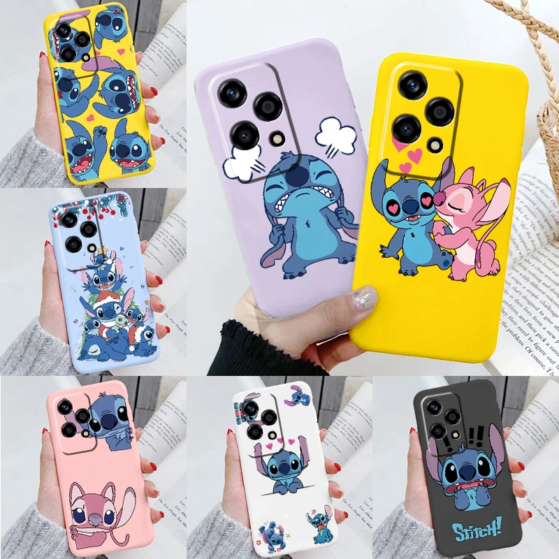 For Honor 90 Lite 200 Pro Smart Paly 6 Plus X7C X9b Magic X8b X6b X5b X5 40C Cartoon Stitch Phone Case