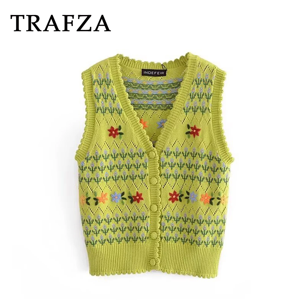 Женский однобортный жилет с V-образным вырезом без рукавов