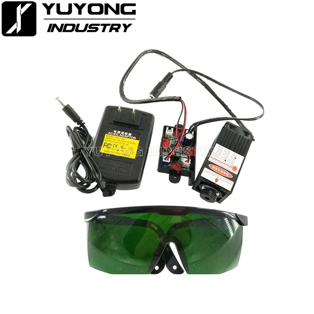 

450nm 2500mW 12V High Power TTL Adjustable Focus Blue Laser Module DIY Laser engraver accessories 2.5W laser head+eyewear