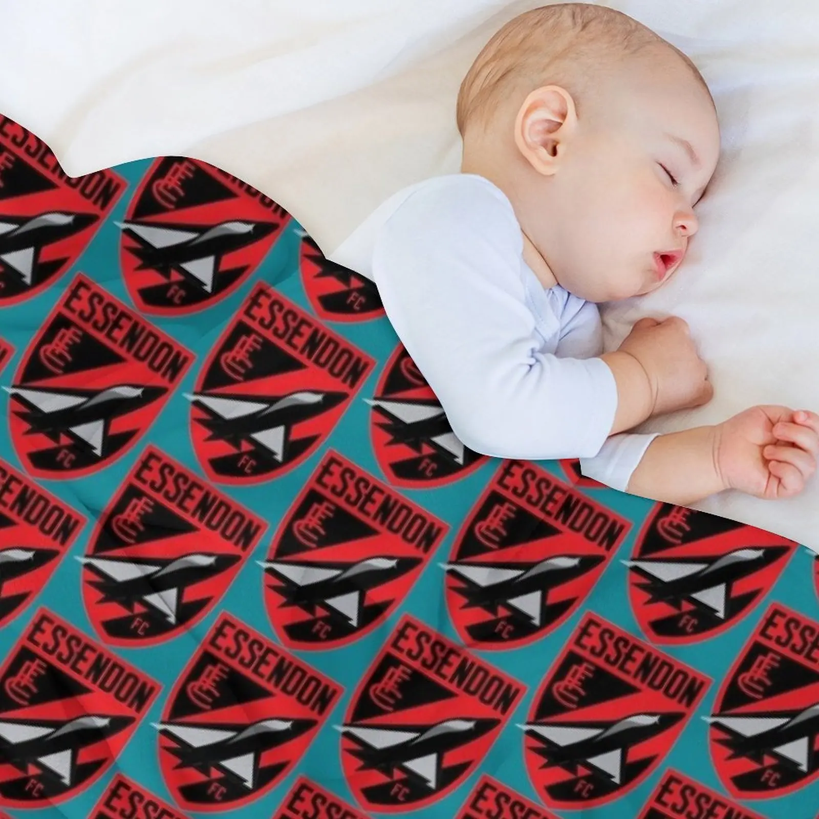 Классическое Одеяло Essendon для футбольного клуба одеяла палочки ворсистые