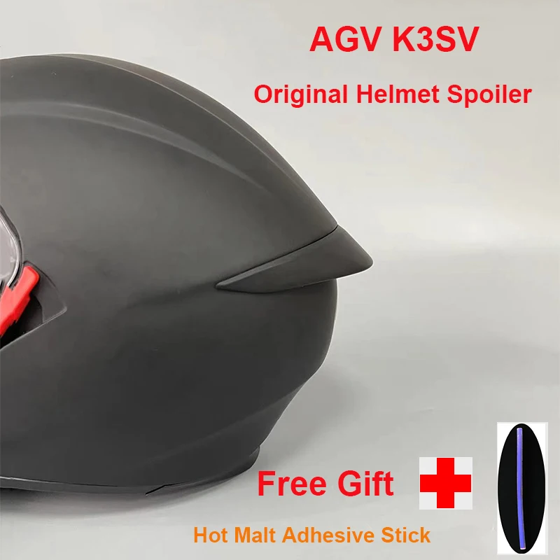 

K3SV Tail Motocrycle Helmet Big Tail Spoiler Cacso AGV Original Special Tail For AGV Adornment Accessories K3SV Helmet Universal