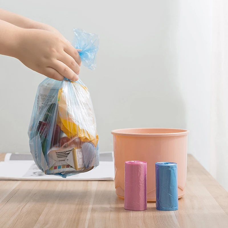 

30pcs/roll Thicken Desktop Small Garbage Bags Household Car Mini Kitchen Disposable Rubbish Bags Trash Bag
