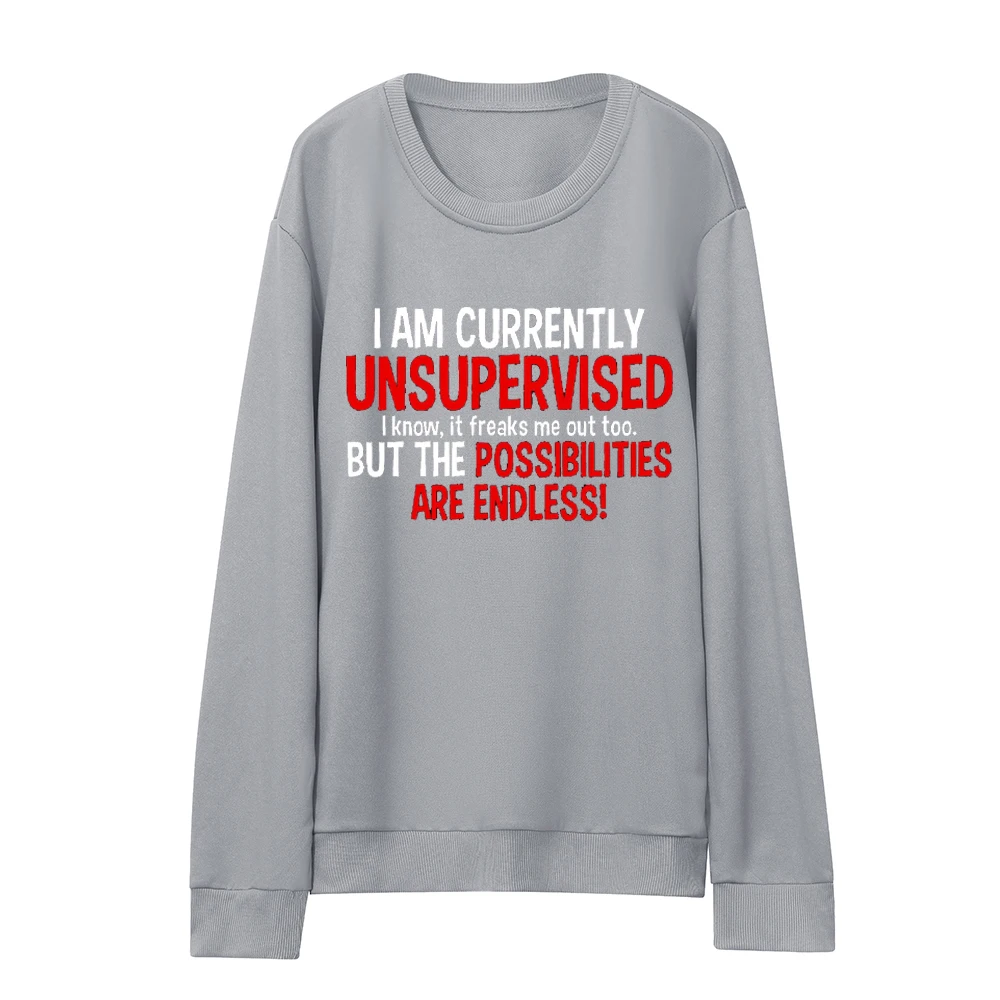 

Men's spring and autumn English letters unlimited possibility inspirational novelty hoodie long sleeve casual all fashion men's