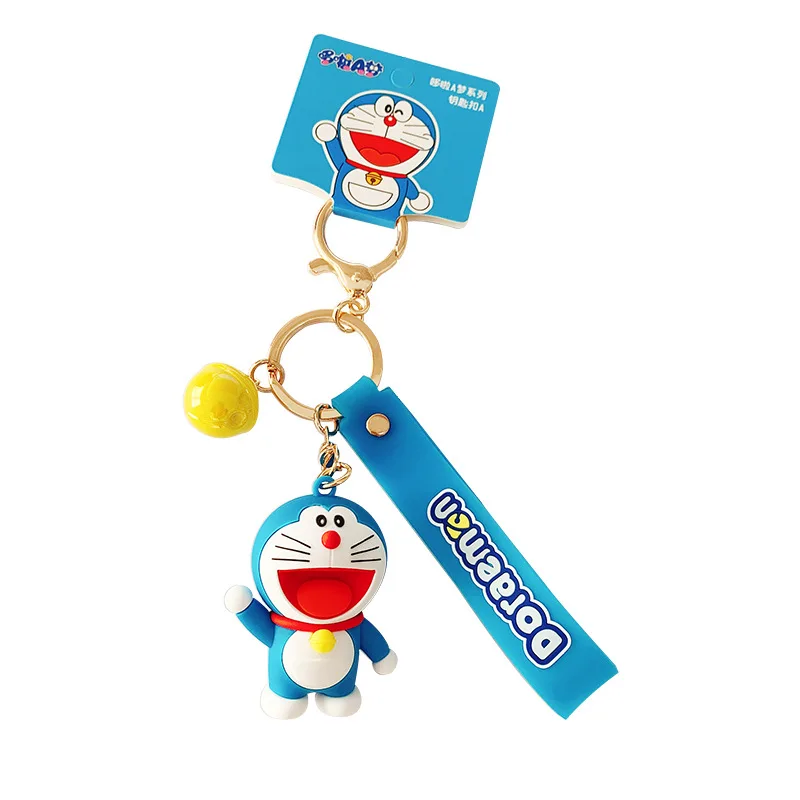 

Anime Cartoon Doraemon Cute Keychain Creative Kawaii Fashion Car Key Pendant