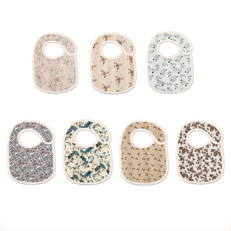 

Cute Baby Girls Boy Bibs Soft Cotton Adjustable Newborn Bib Infant Burp Cloths Toddler Kids Feeding Vest Apron Kid Saliva Towel
