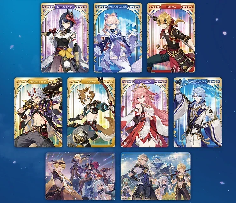 40 шт./компл. милая игра Genshin Impact ломо-карта постер для фотокарточек HD фотокарта