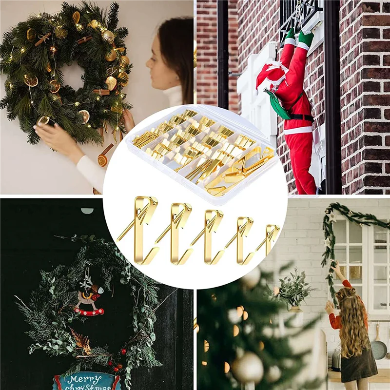 Набор крючков для подвешивания картин 136 шт. 5 размеров 10/20/30/50/100 фунтов