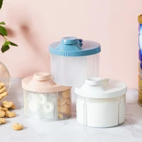 4 grids portable baby food storage box infant essential cereal holder milk powder organizer toddler kids snacks container