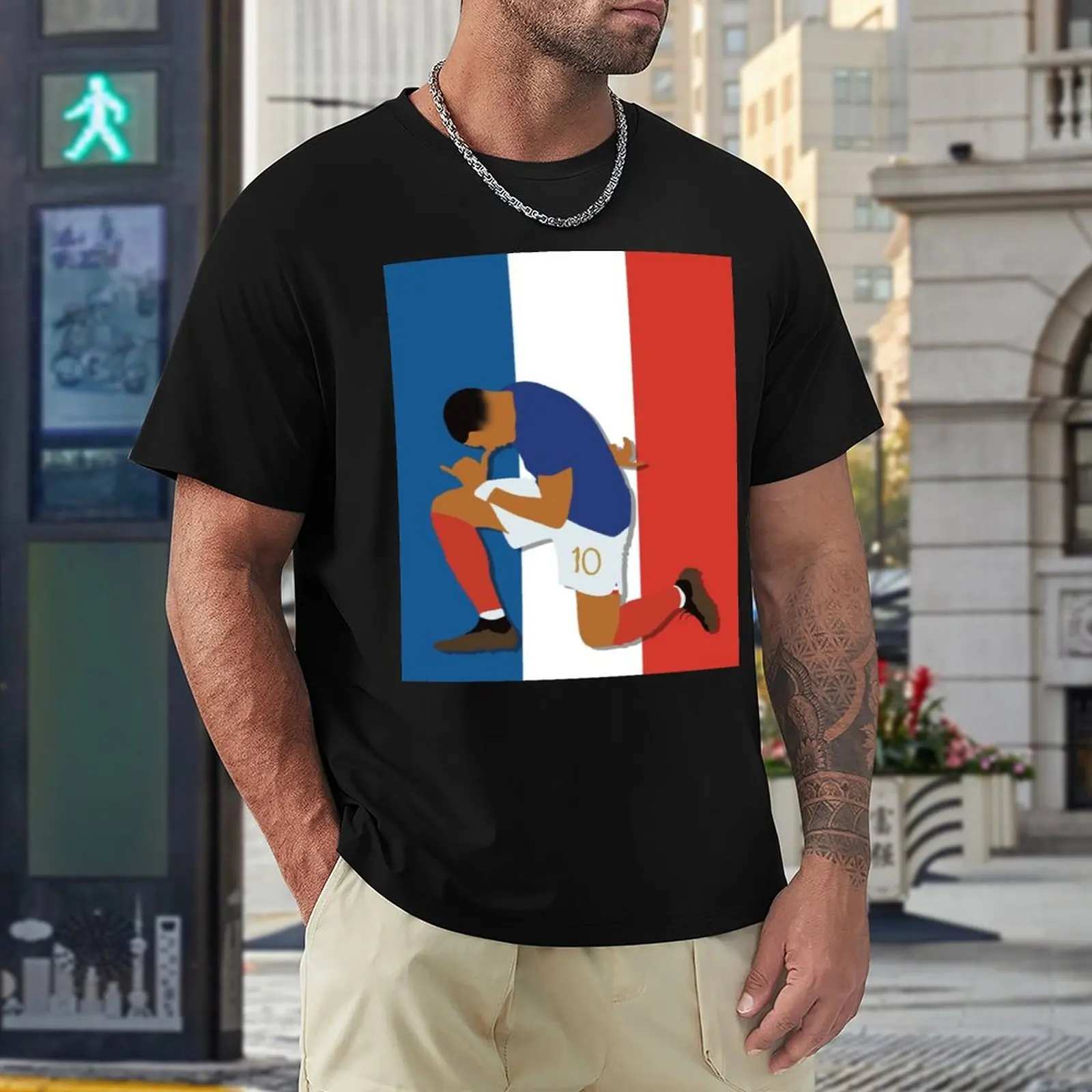 

France Kylianer And Mbappé And Mbappe (14) Football Team Move Kemp Novelty Tshirt Vintage Activity Competition USA Size