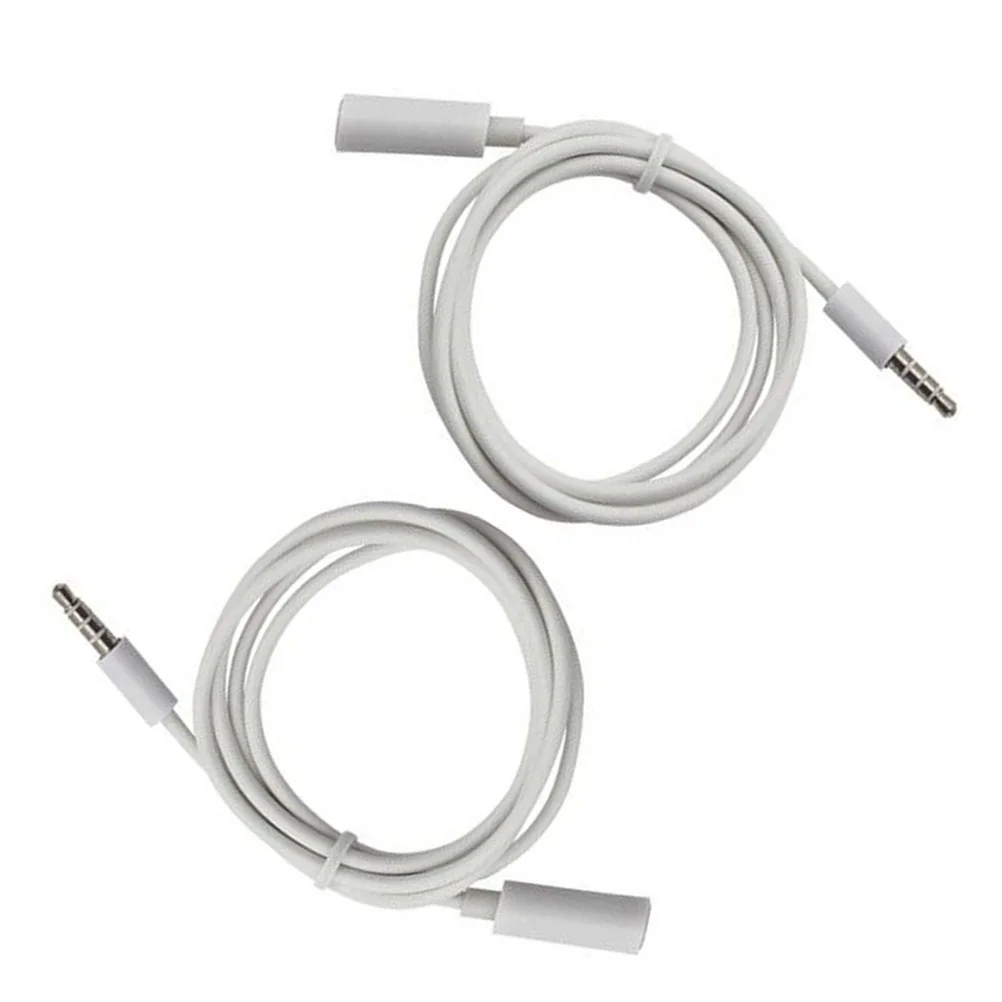 

2 Pcs Headphone Extension Cable Headset Wheat Adapter Audio Converter Cell Earphone Splitter