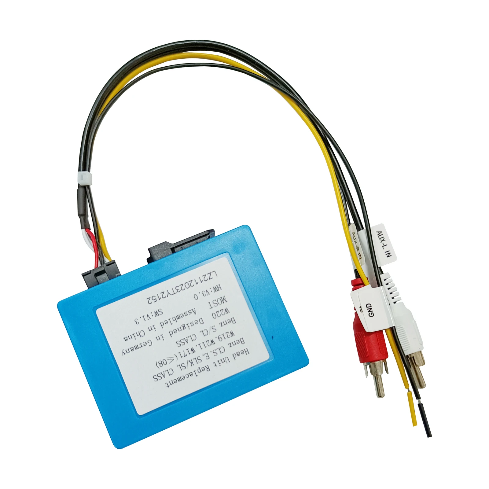 Оптоволоконный декодер для Mercedes Benz E CLS SLK SL S CL Series W219 W211 W171 ≤ 2008 автомобильный