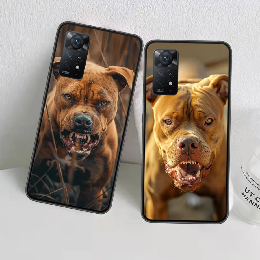 Чехол для телефона Pit Bull Lovely Pet Dog Pitbull Xiaomi Redmi Note 12 Plus 12S 11 11T Pro 5G 11E 11S 4G 10 10S 9 9S 9T 8 8T 7 Cove