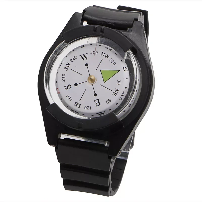 

Tactical WRIST COMPASS - Military Outdoor Survival Watch Strap Band Bracelet