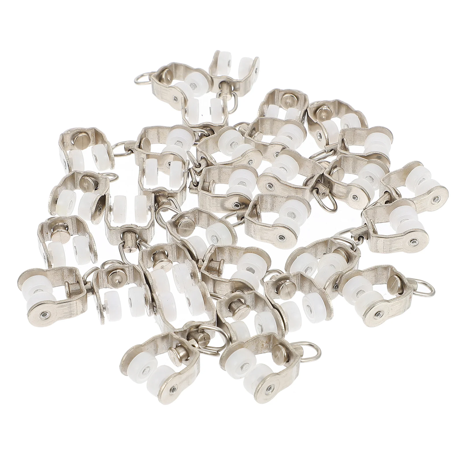 

Curtain Track Drapery Rollers Glider Rollerrunner Wheel Pulley Ceilingclips