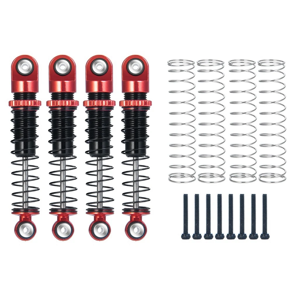 

Металлический амортизатор для Axial SCX24 AXI90081 AXI00001 AXI00002 1/24 RC, 4 шт.