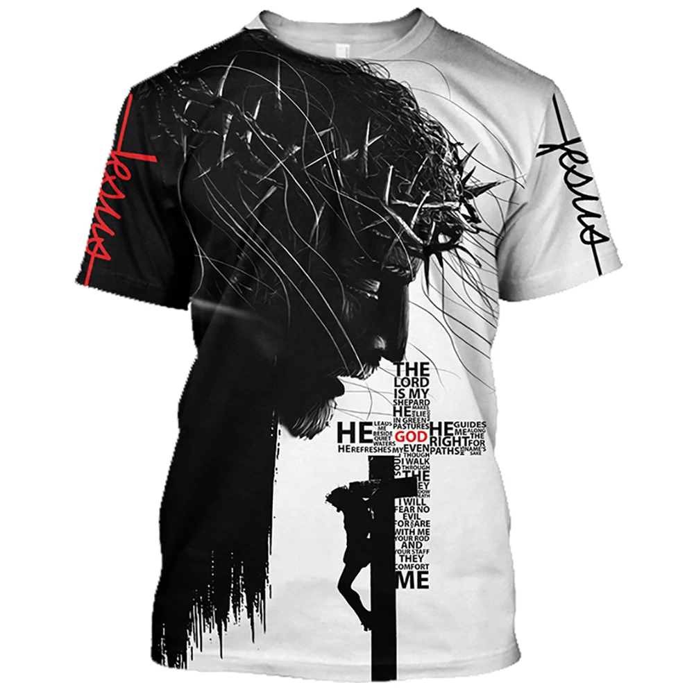

Fashion 3D Print Men's T-Shirt Summer Casual Streetwear Harajuku God Graphic Men Tees Tops Oversize Loose Clothing