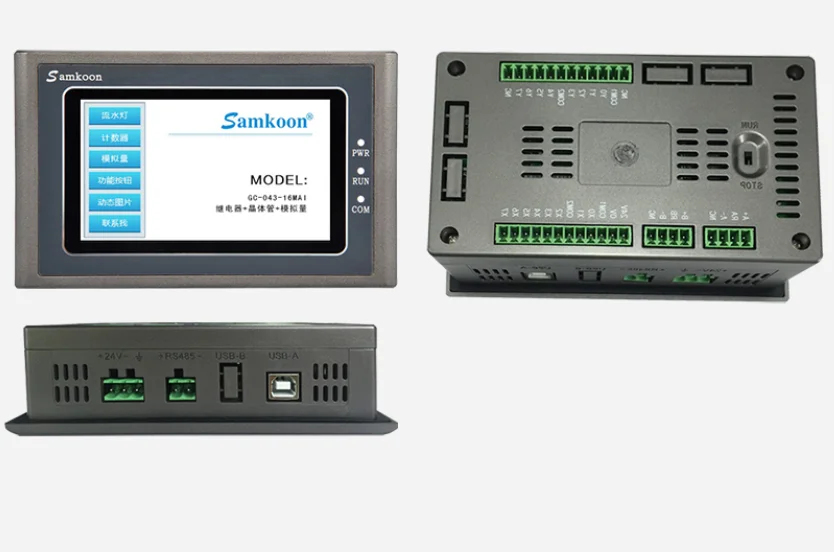 4,3-дюймовый HMI PLC контроллер «все в одном» GC-043-16M-C GC-043-16M2Al-C GC-043-16M4Al-C (art.: 3920d83f1c03c) - 3920d83f1c03c