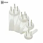 Невидимое настенное крепление для фоторамки, крючки для ногтей из белого пластика, жесткие настенные крючки для фоторамки, 20 шт.