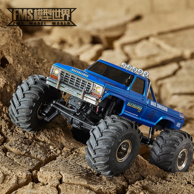 FMS Новое поступление 1/24 FCX24 MAX Smasher Радиоуправляемая машина Bigfoot 4WD пикап грузовик