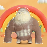 simulation gorilla sculpture decompression antistress stretch twisting pulling bending anti anxiety funny knead sand toys